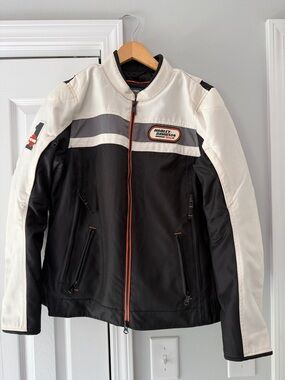 Harley-Davidson Black, White & Gray Performance Riding Jacket